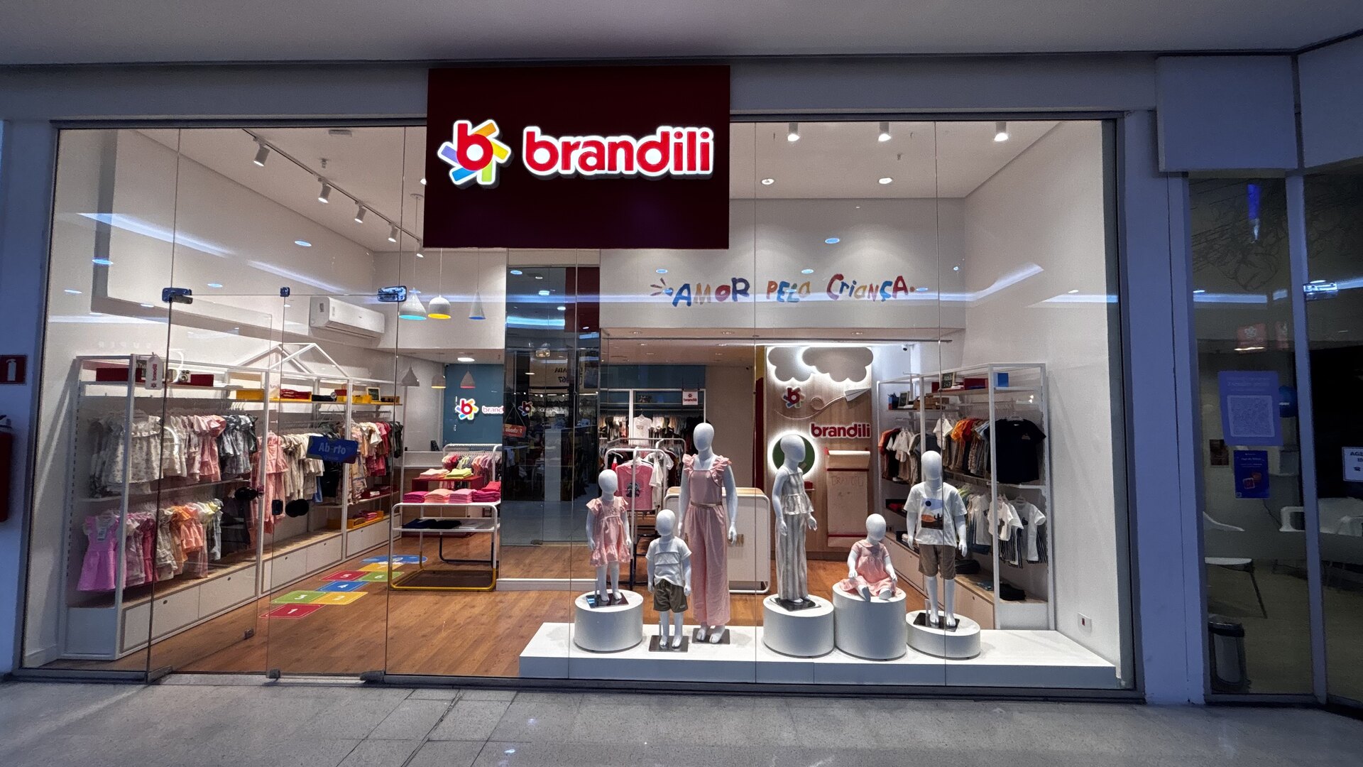 Fachada da loja Brandili no Parque Shopping Prudente em Presidente Prudente